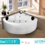 جکوزی ریتون مدل لونا 60*120*120 تیپ یک