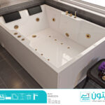 وان جکوزی ریتون مدل مارون 65*120*170تیپ یک