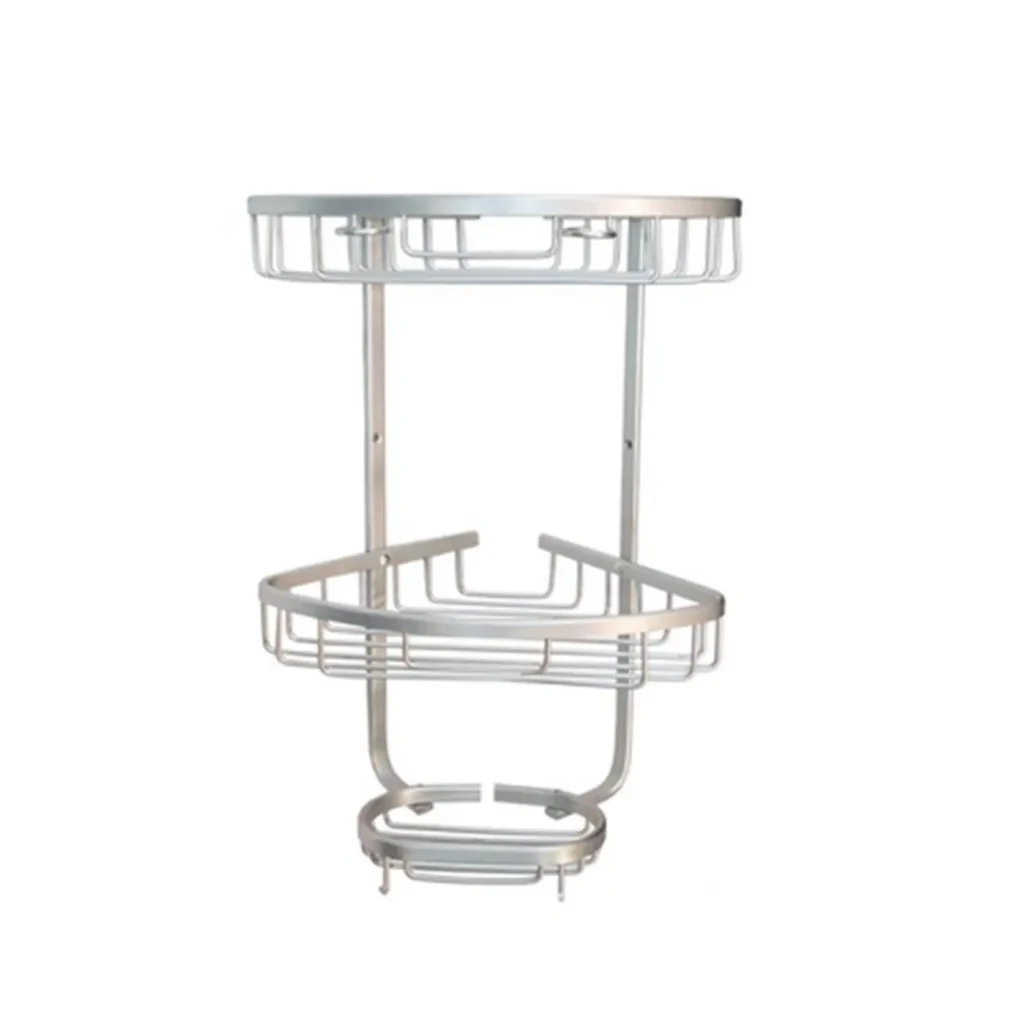 قفسه حمام دو طبقه آلومینیومی 