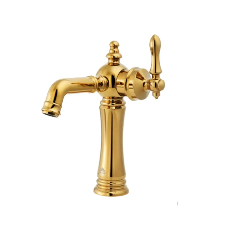 شیر روشویی آتریسا مدل لیزا طلا براق