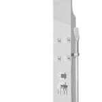 پنل دوش R460 استیل براق فریز شاور