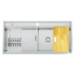 سینک ظرفشویی استیل مکوان مدل Ms 104 Max